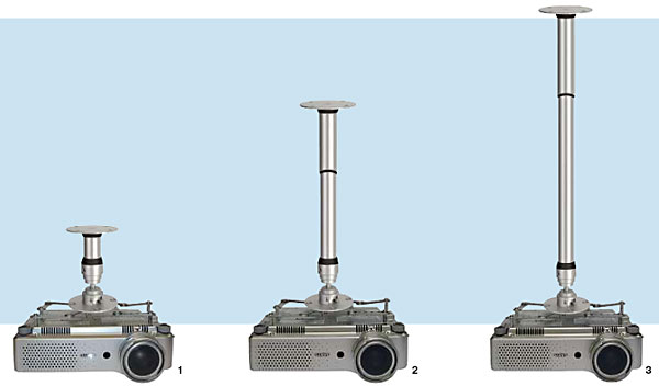 Deckenhalterungen für Beamer